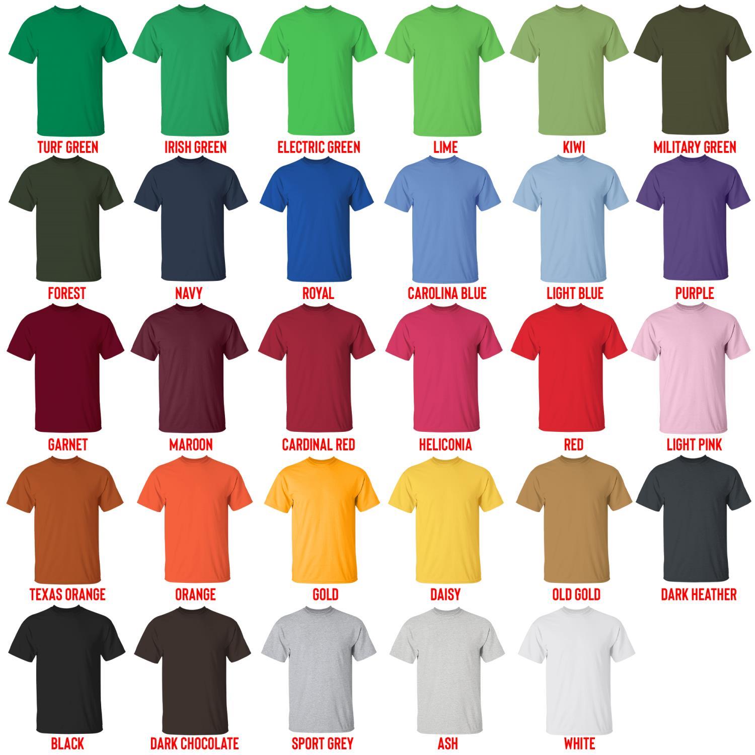 t shirt color chart - Food Wars Merch