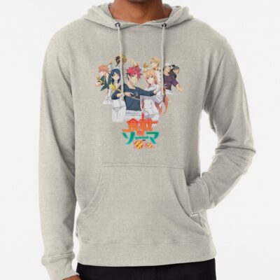 ssrcolightweight hoodiemensoatmeal heatherfrontsquare productx1000 bgf8f8f8 27 - Food Wars Merch