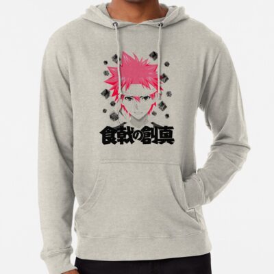 ssrcolightweight hoodiemensoatmeal heatherfrontsquare productx1000 bgf8f8f8 28 - Food Wars Merch