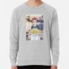 ssrcolightweight sweatshirtmensheather greyfrontsquare productx1000 bgf8f8f8 12 - Food Wars Merch