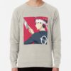 ssrcolightweight sweatshirtmensoatmeal heatherfrontsquare productx1000 bgf8f8f8 21 - Food Wars Merch