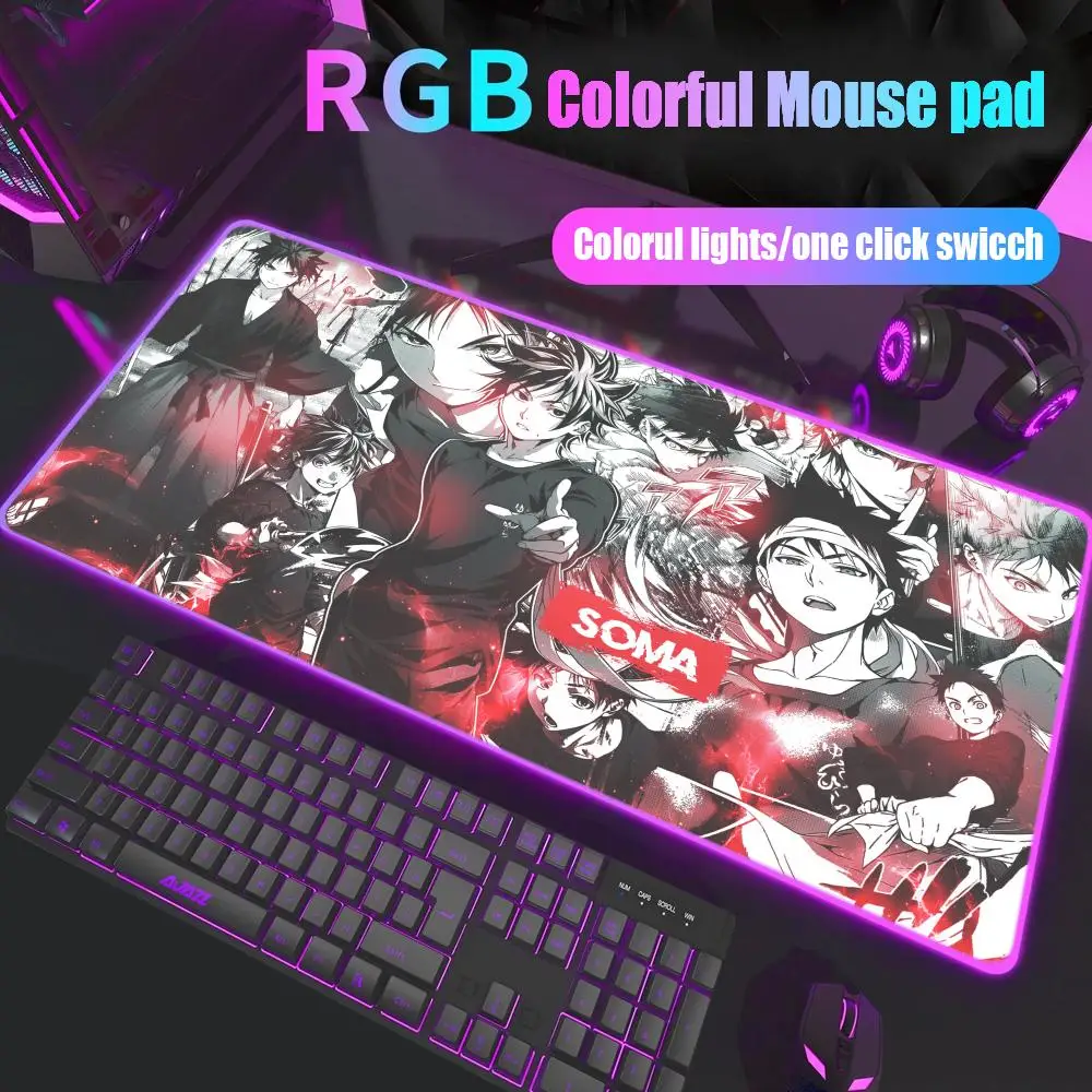 Food Wars Mouse Pad Setup Gaming Mouse pad